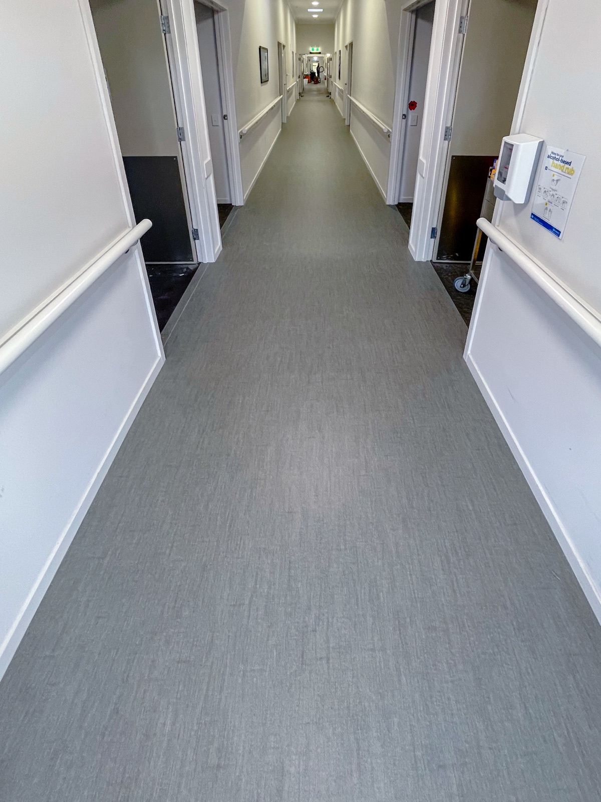 Healthcare and aged care flooring installed by JA Floors